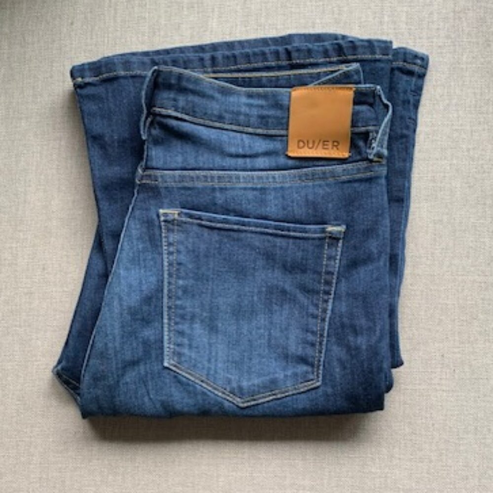 Duer Performance Denim High Rise Flare Jeans - Women's